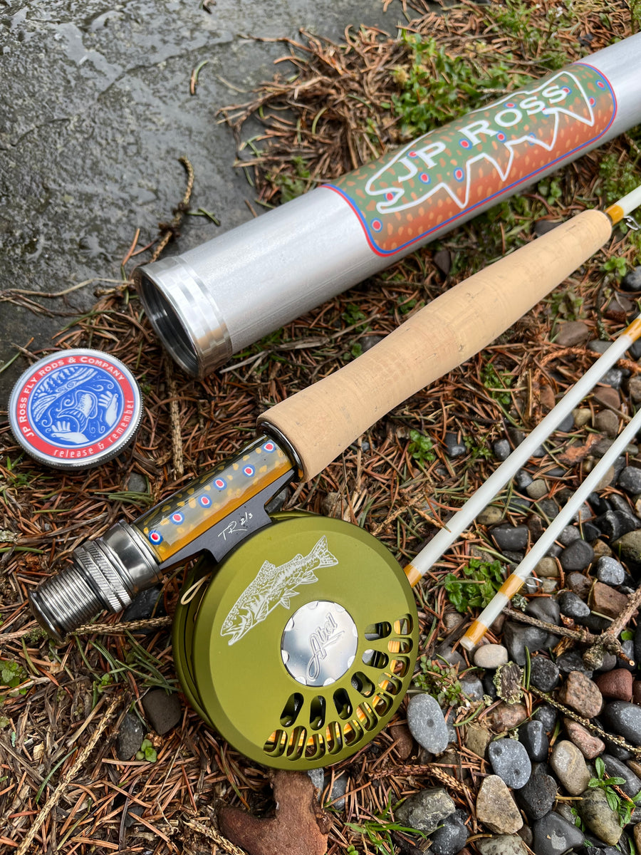 abel fly fishing rods SDS in "Dorado" hand machined in Montrose Abel TR Satin Colors