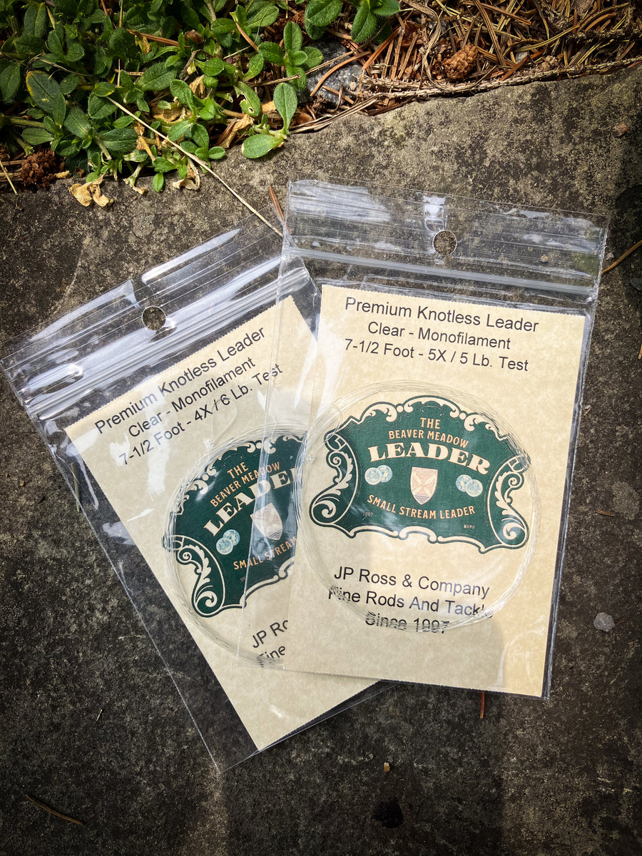 Beaver Meadow Leader 7.5 foot JP Ross Fly Rods & Co. Outdoors