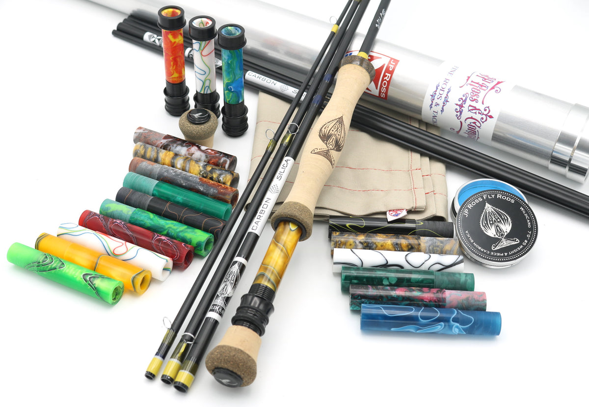 7 foot 5 wt 4 pc WILD CARD Carbon & Glass Hybrid fly rod