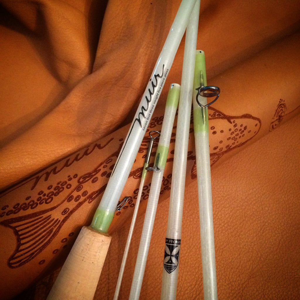 JP Ross Releases the MUIR Glass pack rod.  7 foot 3 weight 5 piece