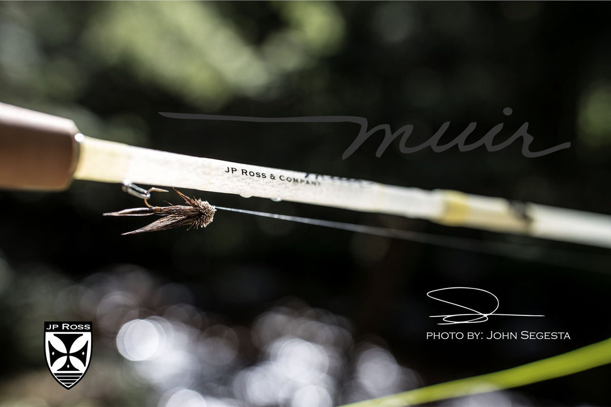 Rod Muir The MUIR series.... small stream 7 foot 3 weight fiberglass pack fly r ...