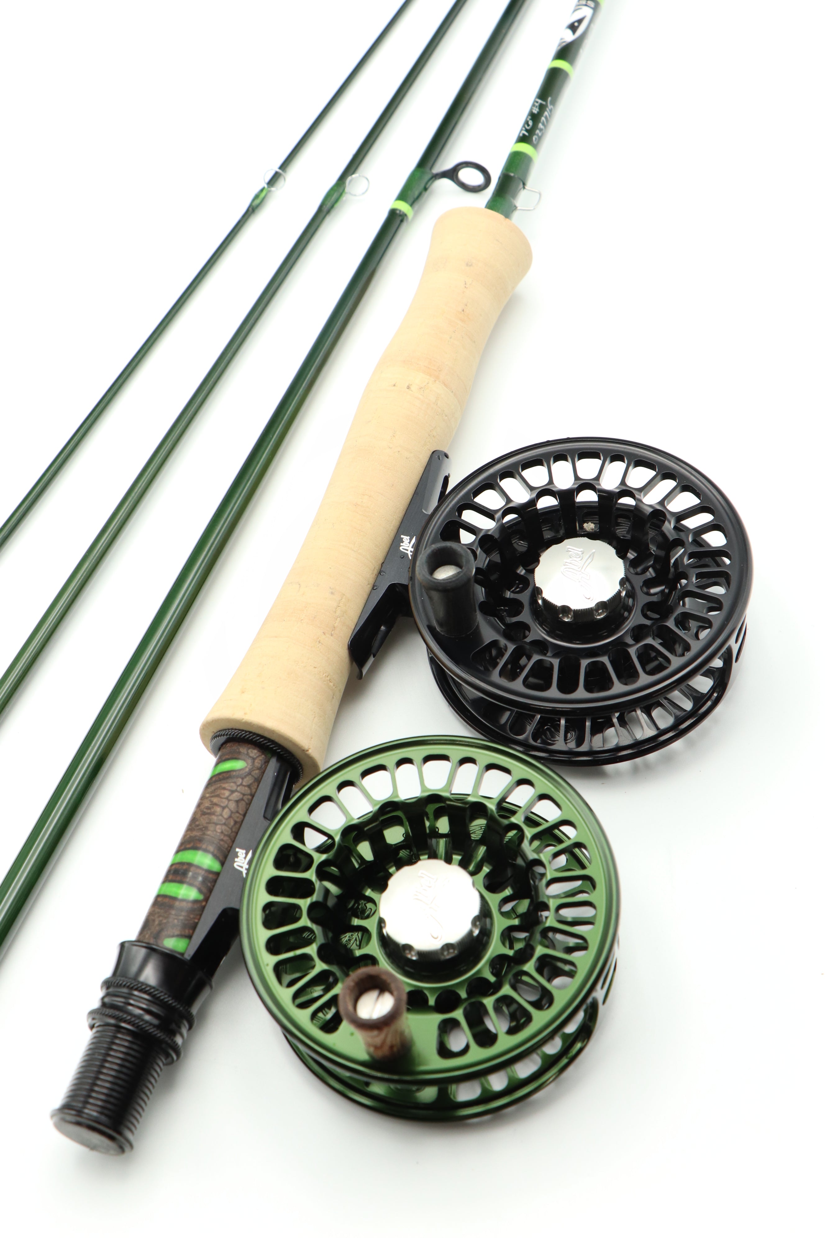 7'6'' 3WT 4Pieces Carbon Archer Fly Fishing Rod & 3/4WT Black Blue Reel  Combo