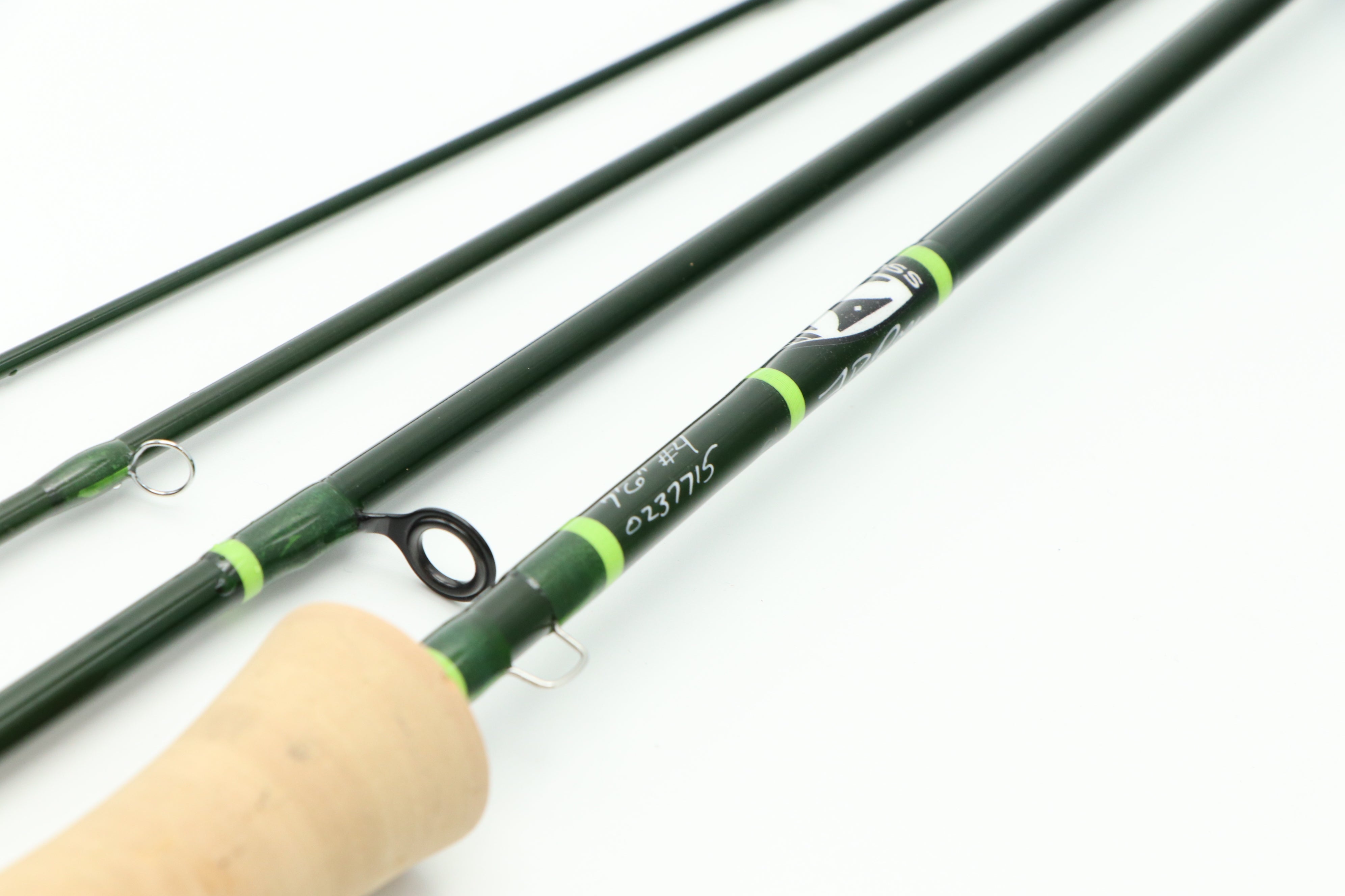 Shu-Fly Ultra-Travel 4 Fly Fishing Rod (6-Piece), Black, 7-Feet x