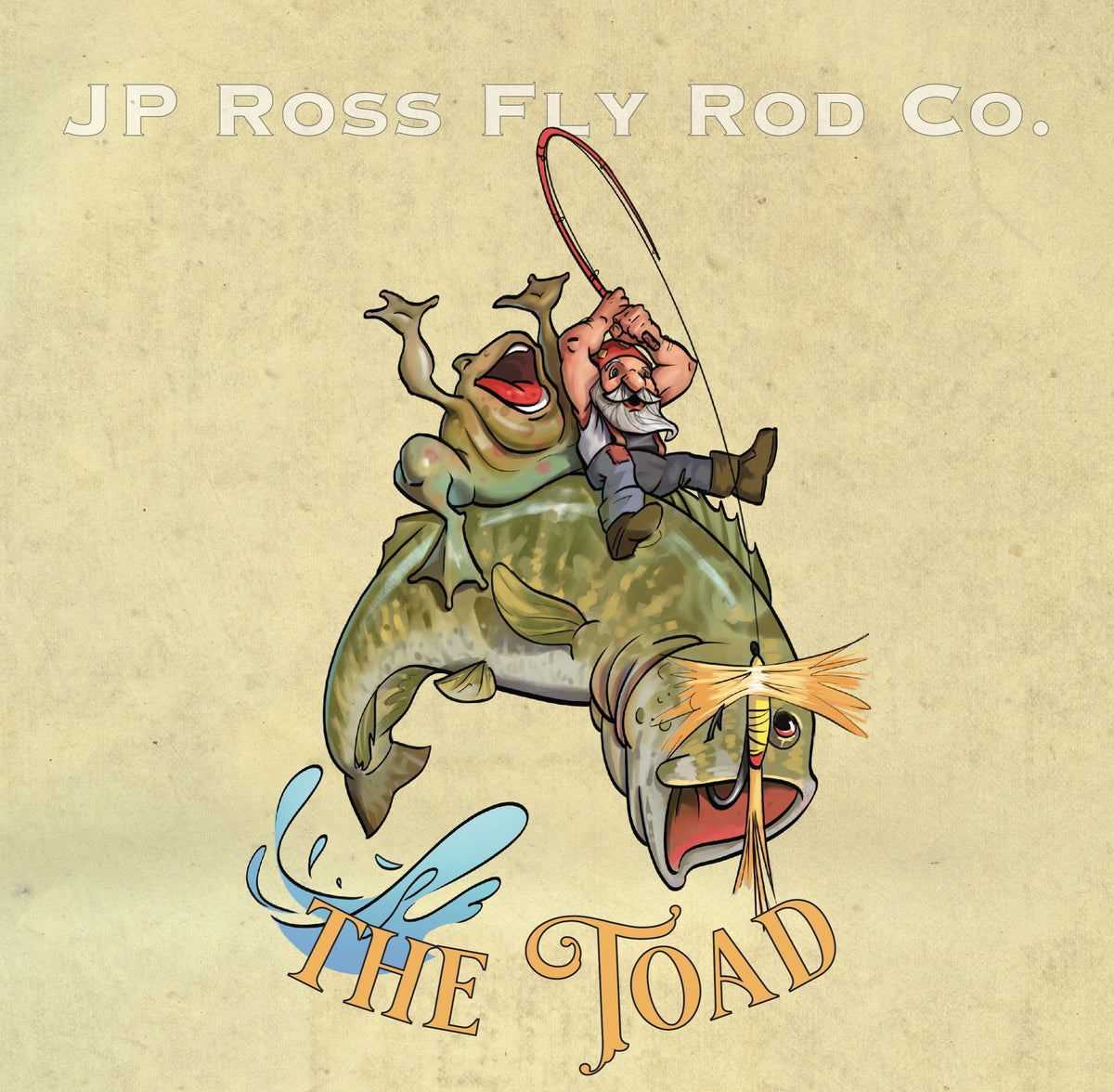 The TOAD 8 foot 4-5 weight S-Glass Fly Rod – JP Ross Fly Rods & Co ...
