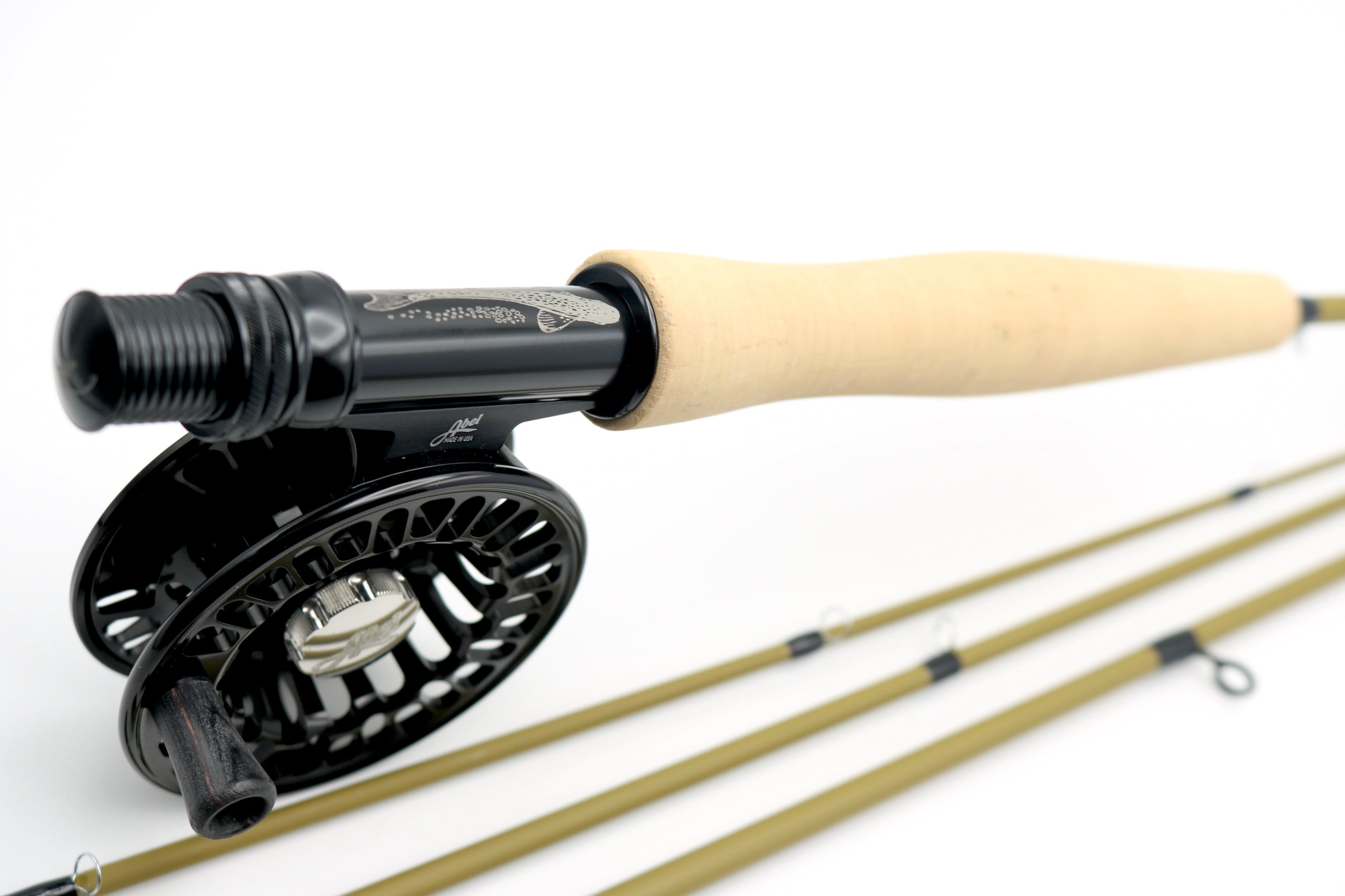 black fly fishing reel S-Glass Zen Trout Fly Rod BLACK – JP Ross Fly Rods & Co. Outdoors