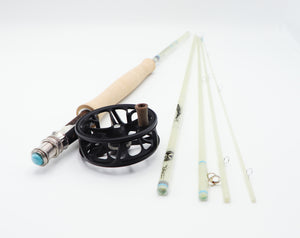 Muir Glass pack rod 7 foot 3 weight 5 piece turquoise 1 of 1