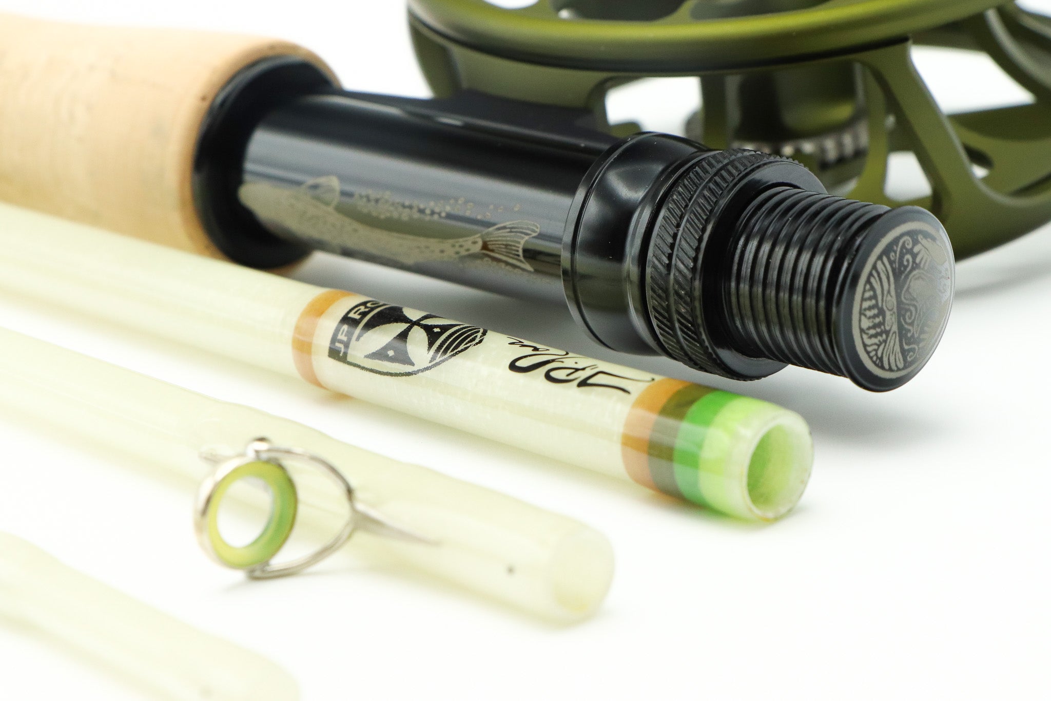 Rod Muir Muir 7 foot 3 weight 5 piece pack rod, EARTHTONE theme. – JP Ross Fly ...