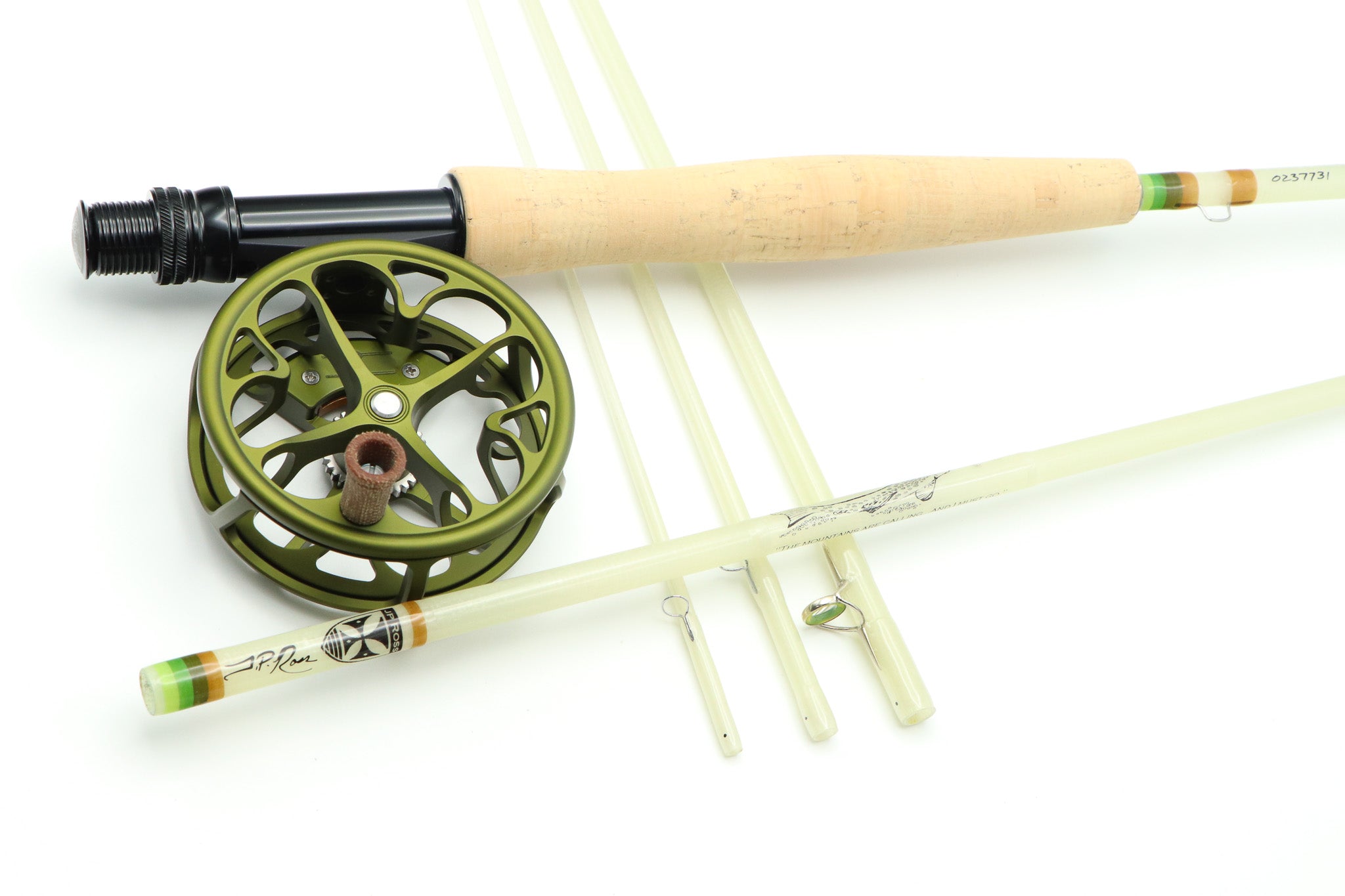 Muir 7 foot 3 weight 5 piece pack rod, EARTHTONE theme. – JP Ross