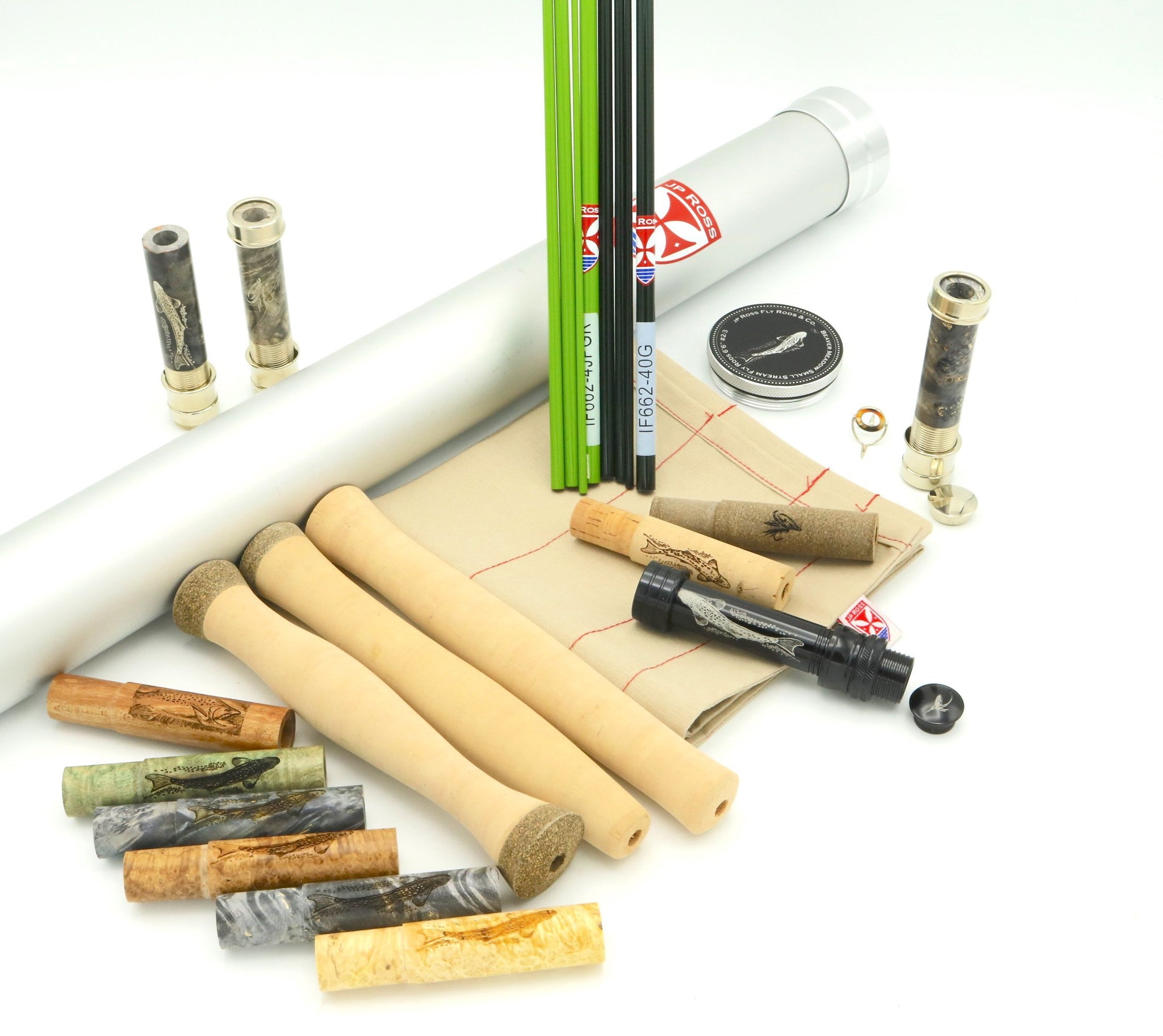 Aluminum tube for rod builders