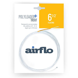 Open image in slideshow, airflo polyleader PLUS 6.5 foot and 8.5 foot with tippet ring
